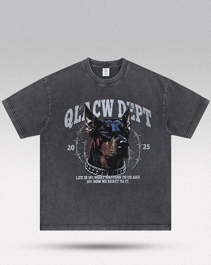 Y2k t-shirt vintage ’QLACW’