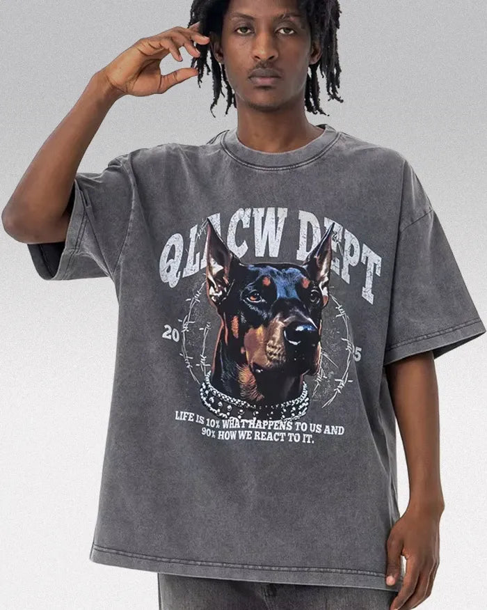 Y2k t-shirt vintage ’QLACW’