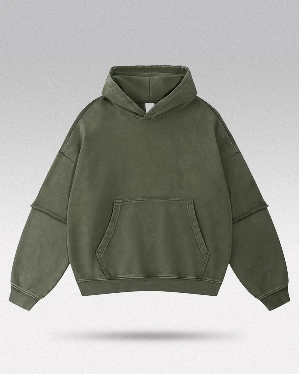 Y2k vintage hoodie ’Titan’ - Green / Oversized S