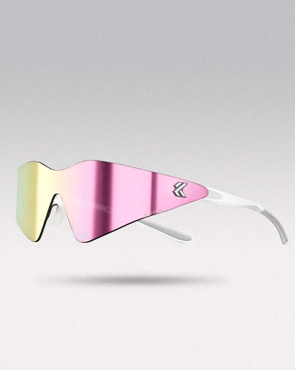 Y2K Visor Sunglasses ’Ashen’ - Pink