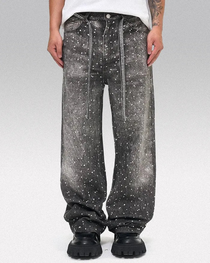 Y2k washed jeans ’Celestial’